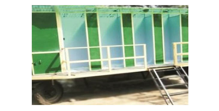 economical mobile toilet van