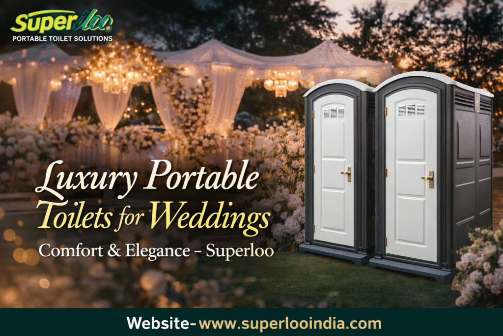 Luxury Portable Toilets for Weddings Comfort & Elegance – Superloo
