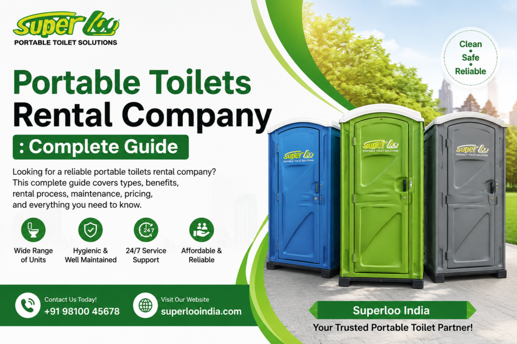 Portable Toilets Rental Company in India